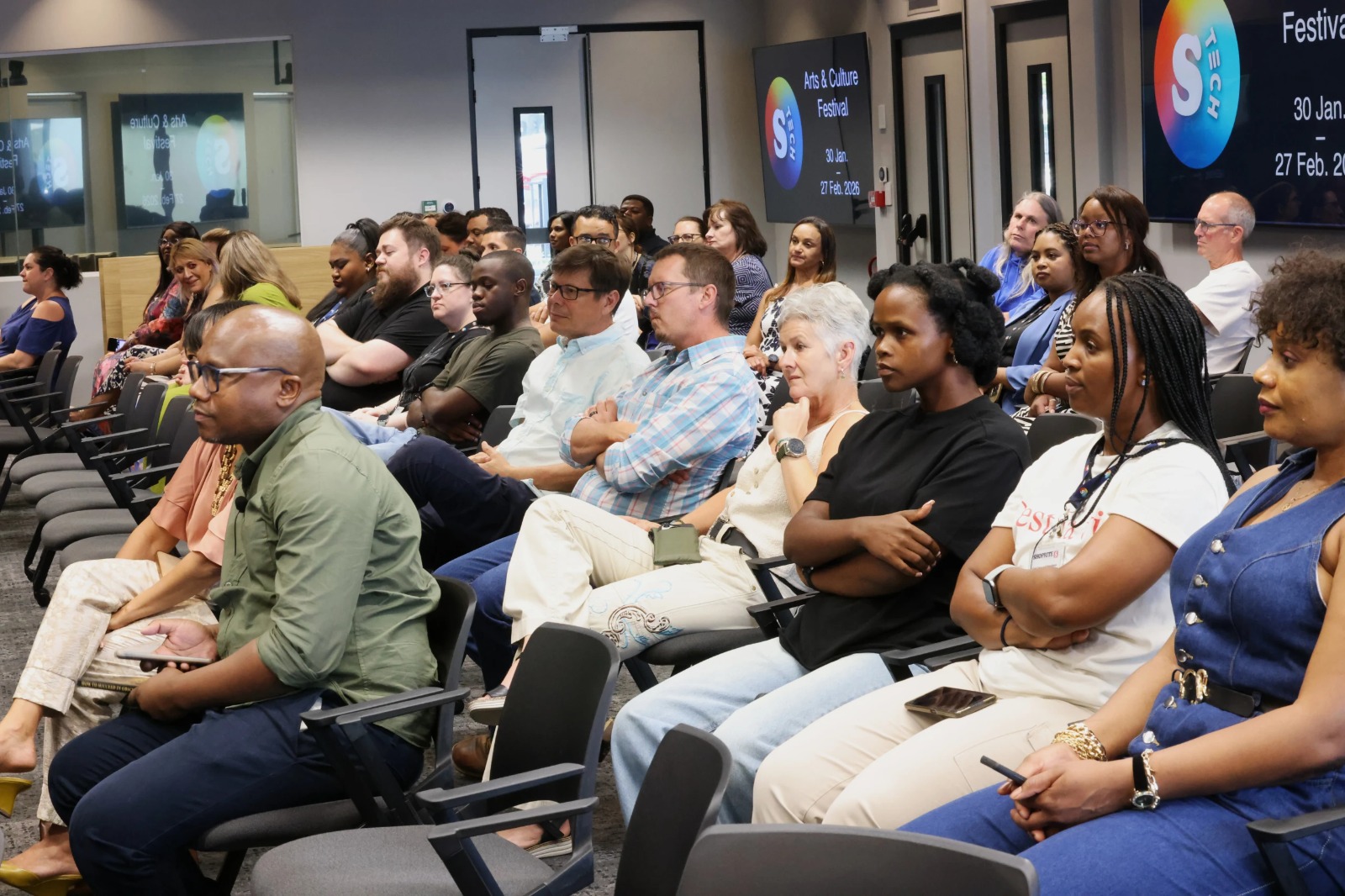Audience at Johannes Mothiba book launch event
